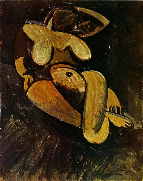 Pablo Picasso Classical Oil Paintings Reclining Nude Nu Couche - Click Image to Close